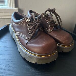 Vintage Original Dr Martens 9846 Brown Oxfords Size 5